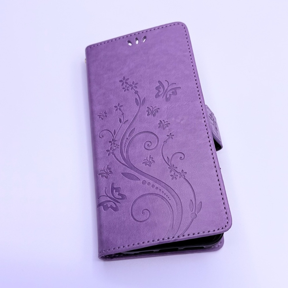 Apple iPhone 14 PRO MAX  Purple Floral Phone Case